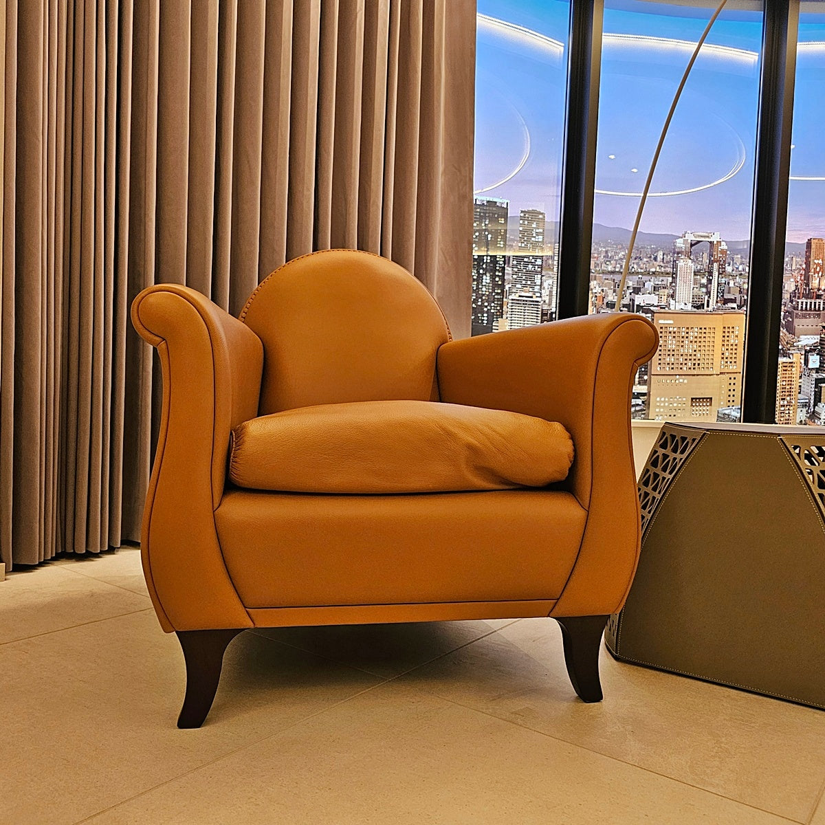 【KCN21】PoltronaFrau ポルトローナフラウ シングルソファ Lyra リラ アームチェア