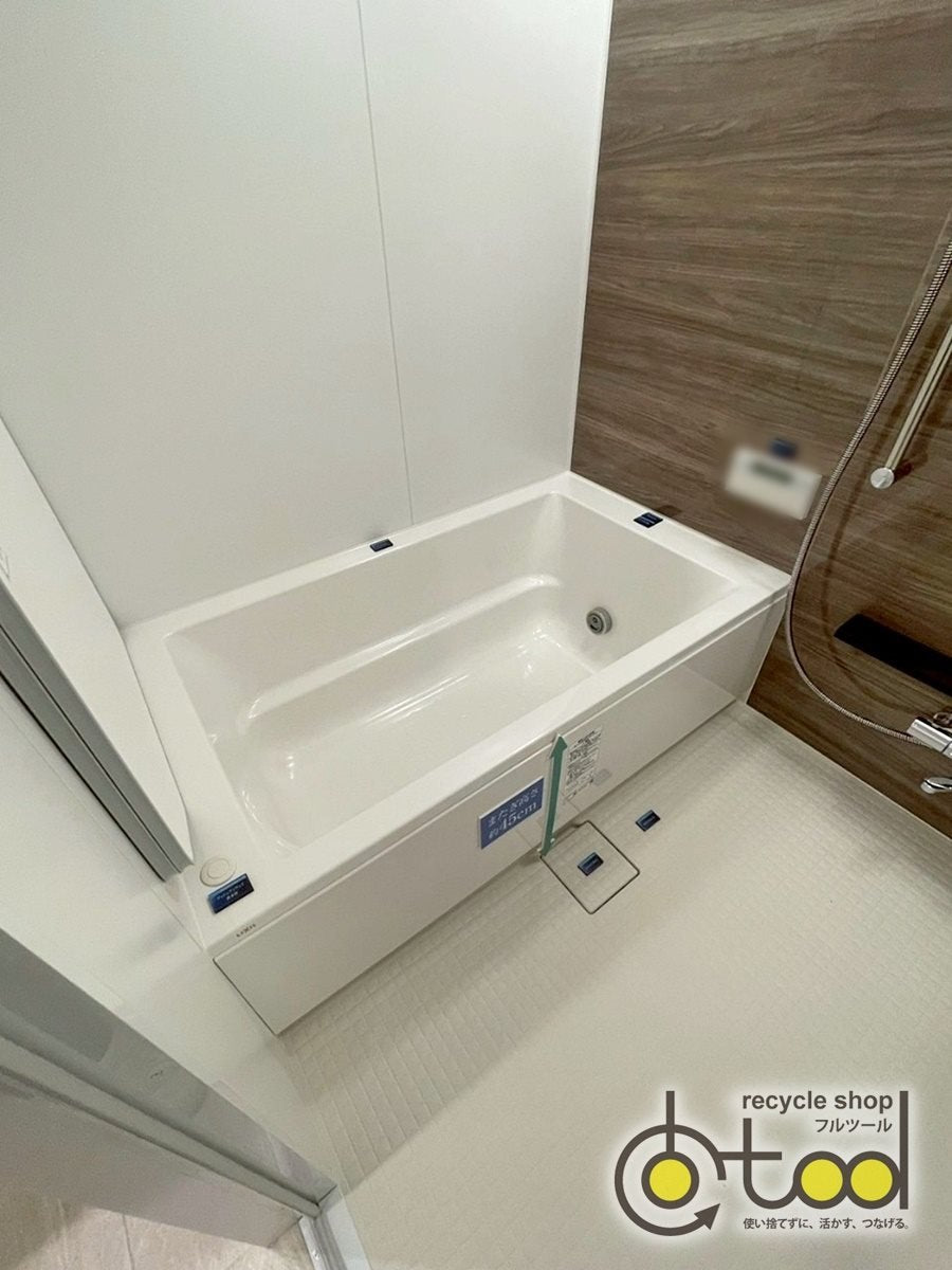 【MKK04】LIXIL製 ユニットバス 1418サイズ/BZW-1418LBE-B+HXX1/BZWシリーズ/RL/モデルルーム展示設置品