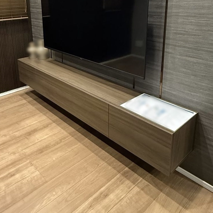 【SSO19】 テレビ台 テレビボード 壁掛け 壁面収納/シンプル モダン/W2150×H225×D350
