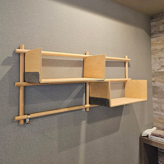 【POK08】ウォールラック ウォールシェルフ 飾り棚 モデルルーム展示品