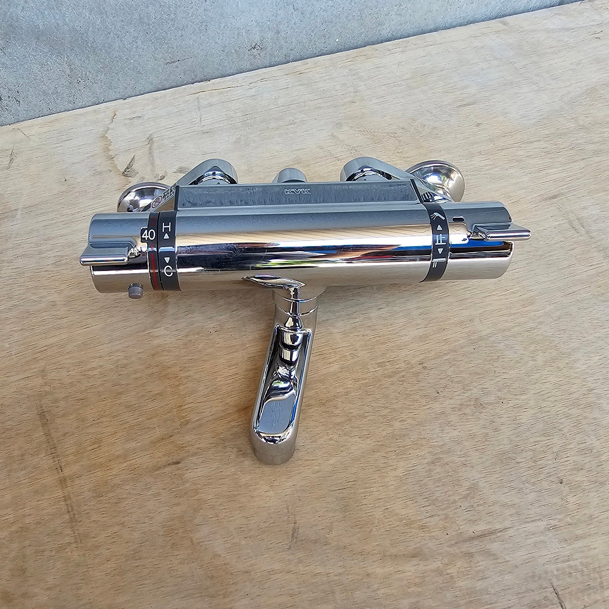 【PSF06】KVK製 サーモスタット式混合水栓 KF800TNPES