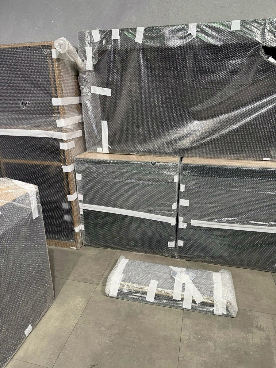 【KJ002】丸仙工業 カップボード 食器棚 キッチン収納/2種セット(茶:W800 黒:W1620)/モデルルーム展示設置品