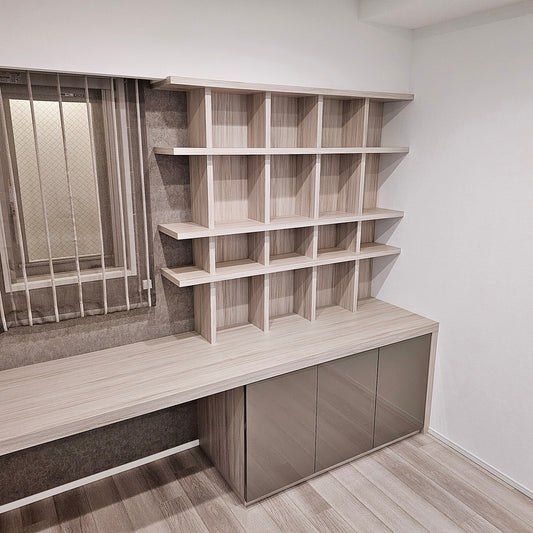 【JTK17】造作 リビングボード サイドボード 簡易デスク 戸棚 ウォールシェルフ