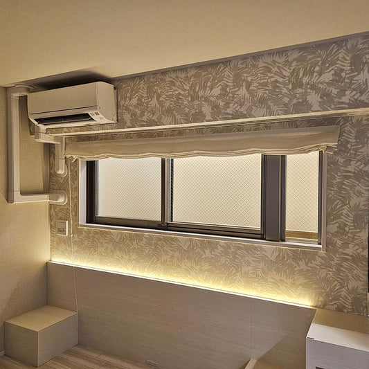 【HMC13】ローマンシェード カーテン モデルルーム展示設置品