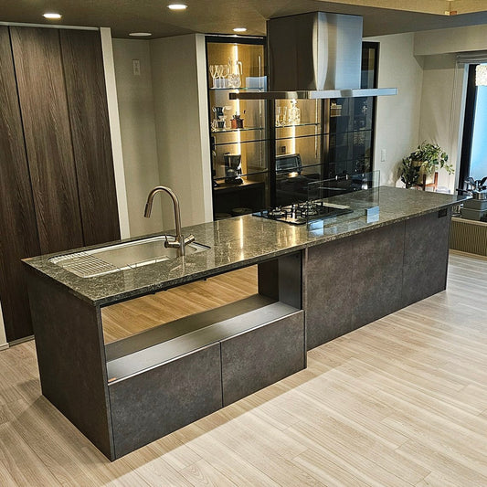 【DHR38】タカラスタンダード I型 システムキッチン 右シンク 間口3365