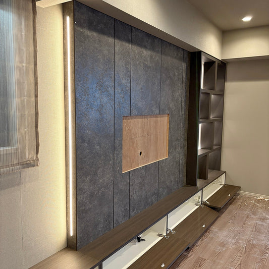 【ROK08】造作テレビボード リビングボード AVボード ウォールシェルフ