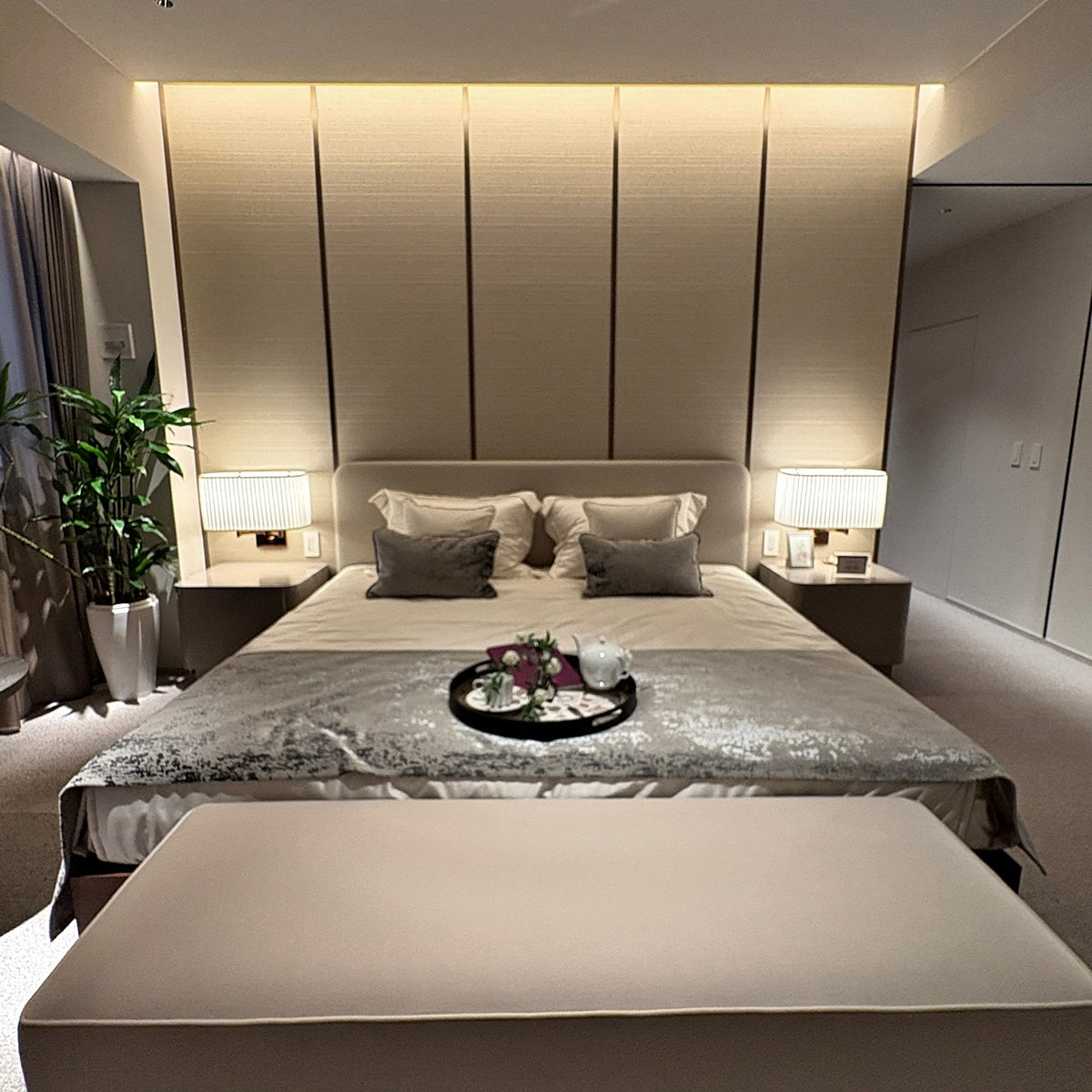 【STF27】造作 DF ベッド ヘッドボード