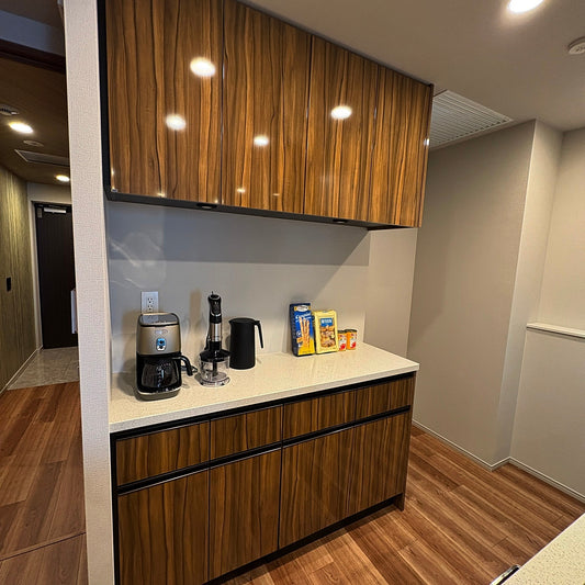 【MPD25】タカラスタンダード製 カップボード 食器棚 キッチン収納/W1410/モデルルーム展示設置品