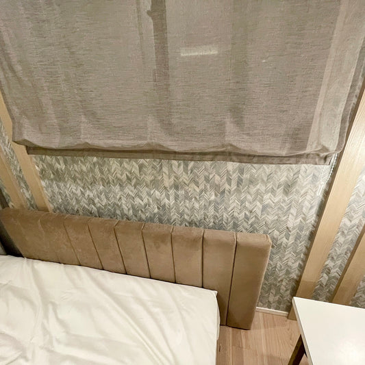 〇【PPT12】ローマンシェード※寝室 PPT13腰窓用