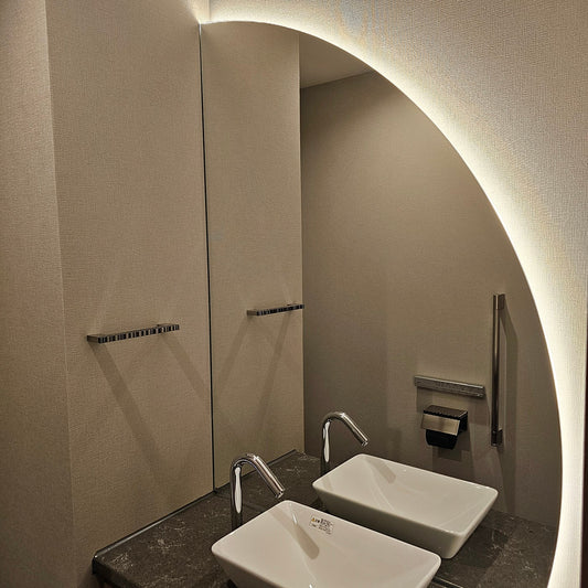 【NSK07】トイレ手洗い台 タカラスタンダード:手洗い台キャビネット/TOTO 陶器ボウル/変形ミラー