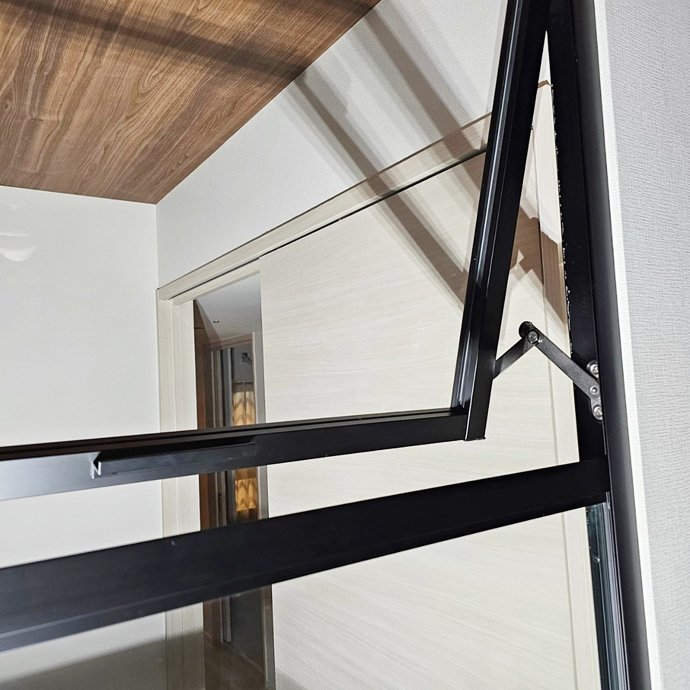 【NBA16】Panasonic しきり窓 突き出し窓2列 間仕切り ガラス壁 パーテーション