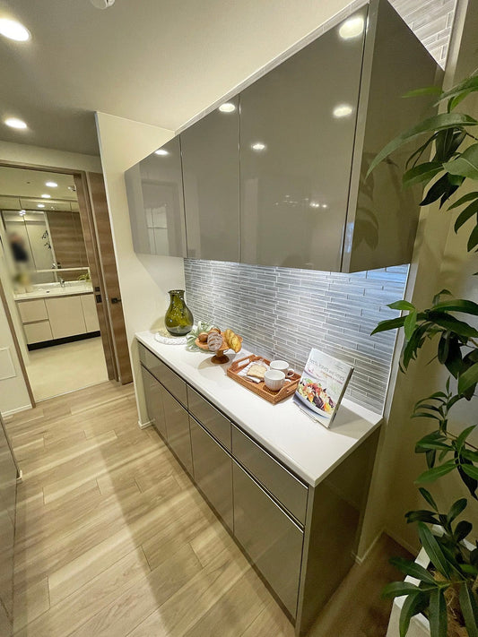 【SCK26】タカラスタンダード製 カップボード 食器棚 キッチン収納 キッチンボード W1610 モデルルーム展示設置品