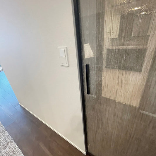 【SCKJ56】 RAIKI製 ガラス吊戸 2枚組 可動間仕切り