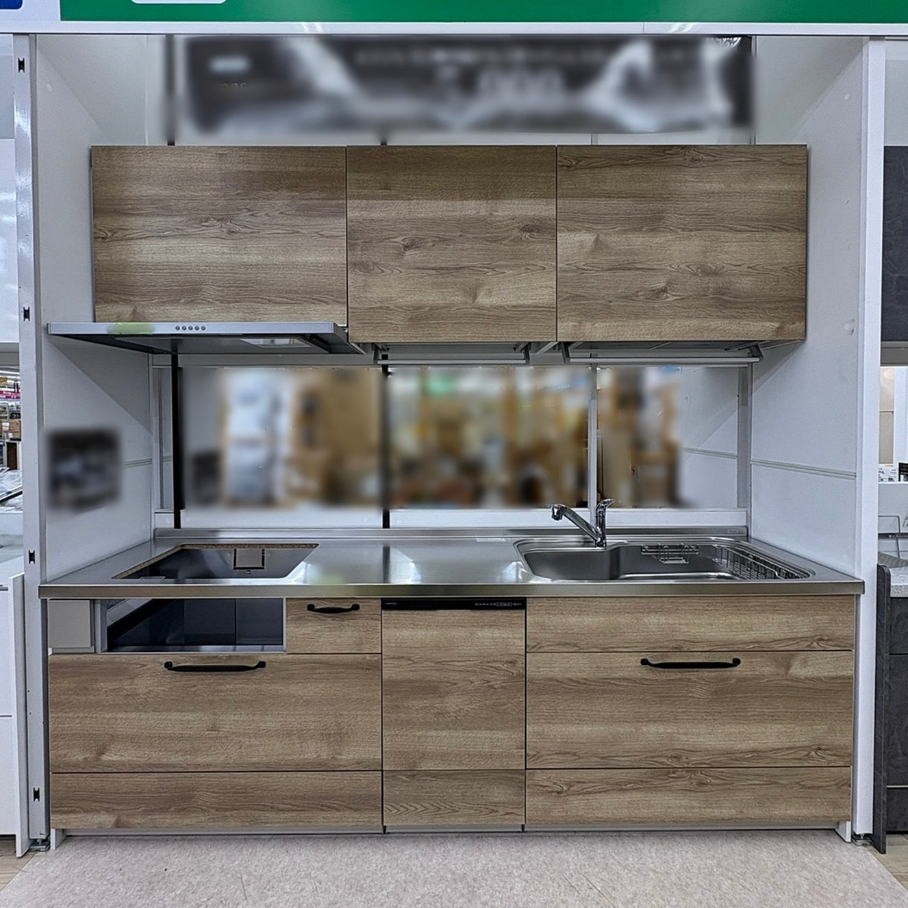 【Y13-2】クリナップ I型 システムキッチン 右シンク 間口2550