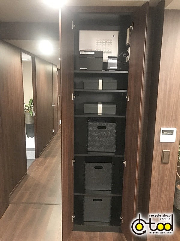 両開き収納扉 戸2枚組/W290×H2245×D20×2枚/扉のみ/モデルルーム展示設置品【ICM25】