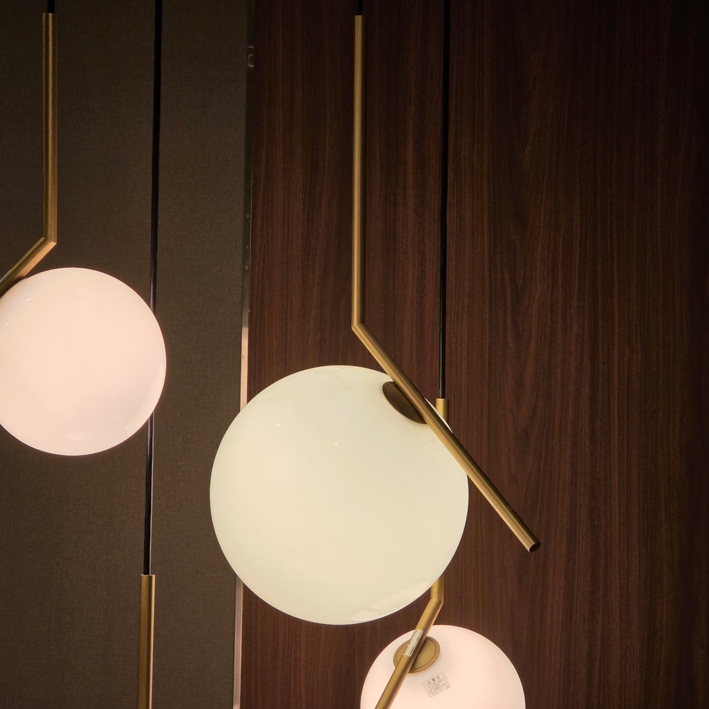 【STF35-2】FLOS アイシーライツ S1 JP ゴールド ペンダントライト小×1個 (単体販売※セット販売ではありません)