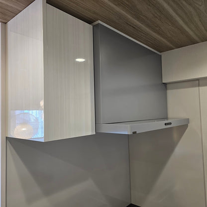 【PRO01_1】タカラスタンダード ペニンシュラ型 システムキッチン＋カップボードセット 左シンク 間口2740