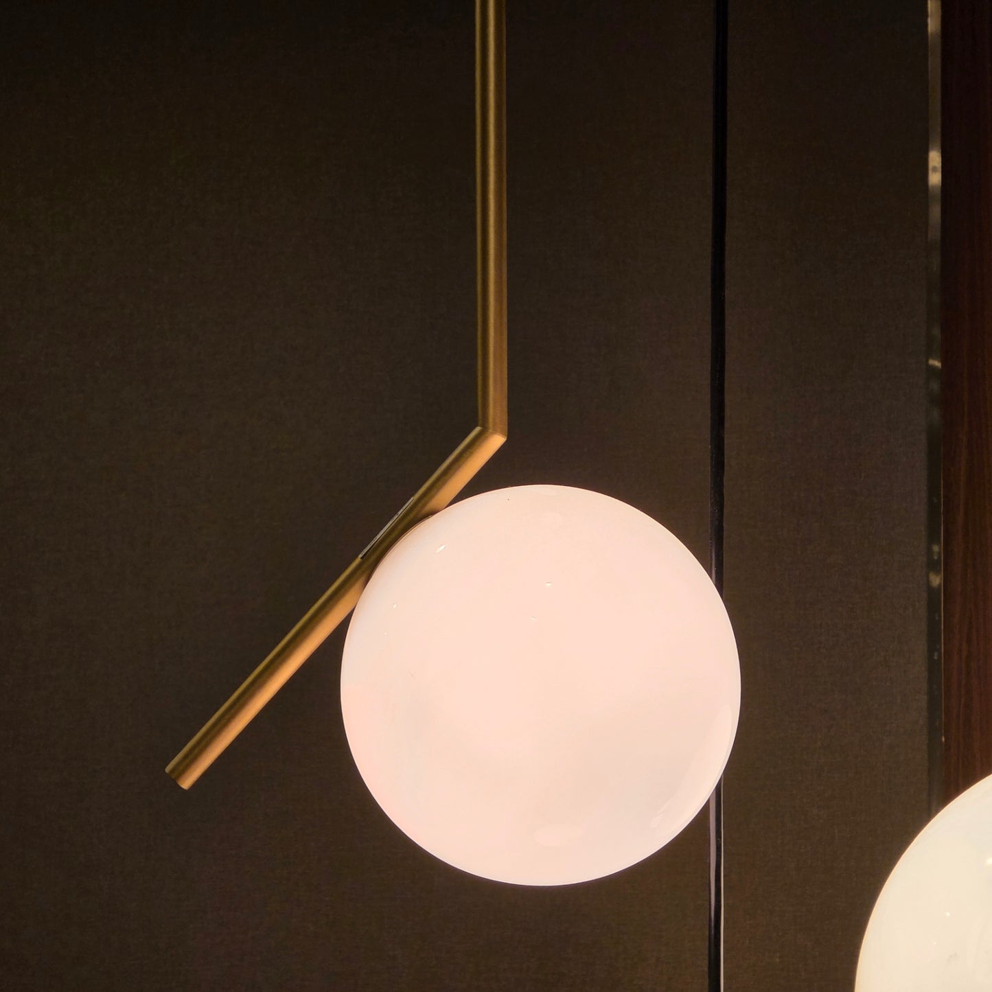 【STF35-3】FLOS アイシーライツ S1 JP ゴールド ペンダントライト小×1個 (単体販売※セット販売ではありません)