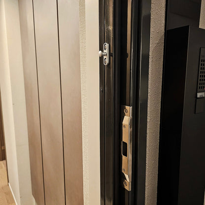 【SKG01】日本フネン製 枠付き 玄関ドア 左吊 鍵1本 インターホン子機親機セット