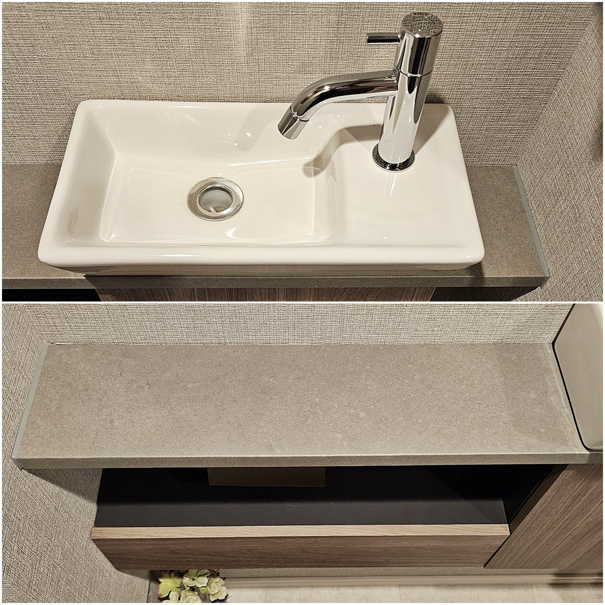 【RFF06】造作 トイレ手洗いカウンター