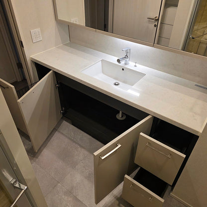 【GMU03】ミラーキャビネット付き 洗面化粧台 W1740