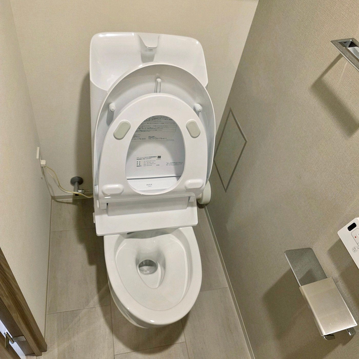 【CKN19】LIXIL INAX 一体型トイレ DT-B382-6L/BC-B30P 壁リモコン