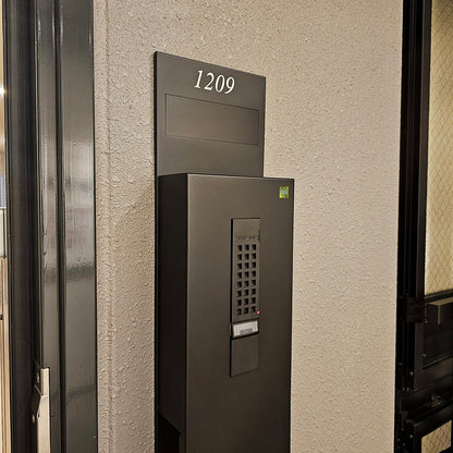 【SKG01】日本フネン製 枠付き 玄関ドア 左吊 鍵1本 インターホン子機親機セット