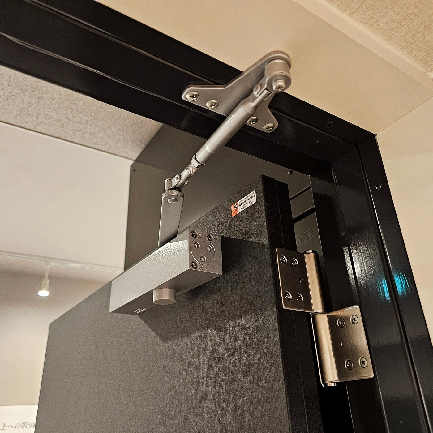 【SKG01】日本フネン製 枠付き 玄関ドア 左吊 鍵1本 インターホン子機親機セット