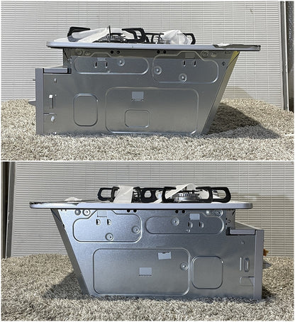 【TS4_17】 未使用品/タカラ ガスコンロ/ハイパーガラスコート トップ 3口 片面焼きグリル