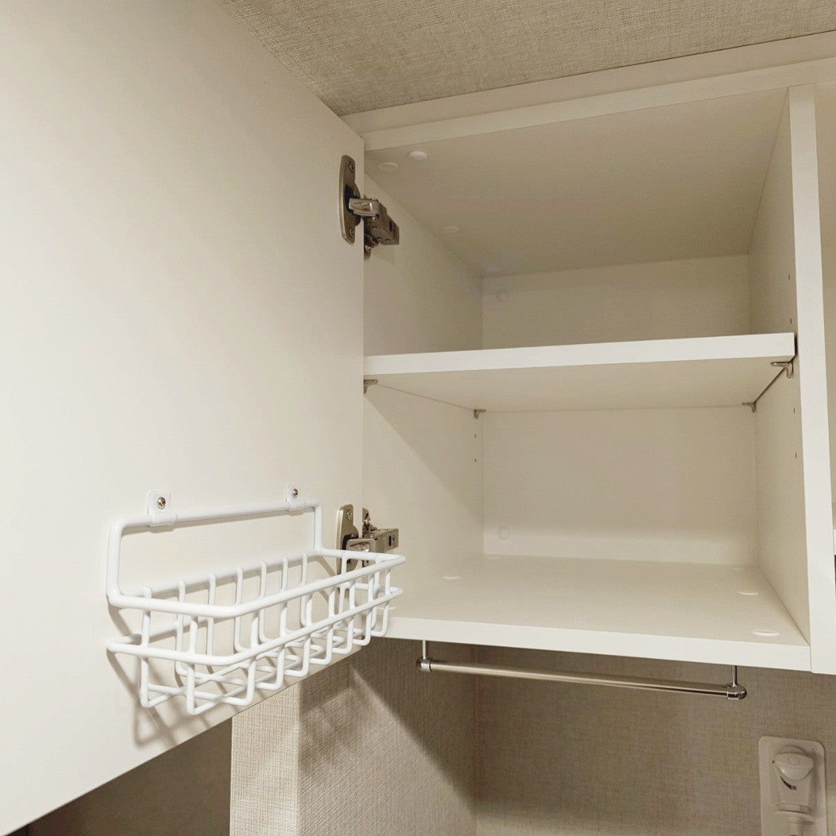 【YLS09】 天吊り収納 スマートランドリーキャビネット W725 吊戸棚 モデルルーム展示品