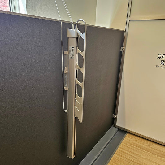 【HMC42】物干し金具 2本セット モデルルーム展示設置