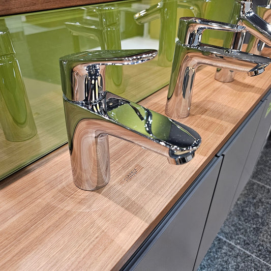【TCC16】Hansgrohe ハンスグローエ シングルレバー洗面混合水栓 100 フォーカス クールスタート （ポップアップ引棒無） 31509000