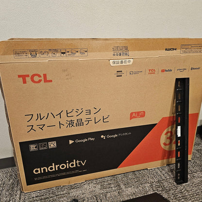 【SKG65】TCL製 フルハイビジョン スマート液晶テレビ androidTV