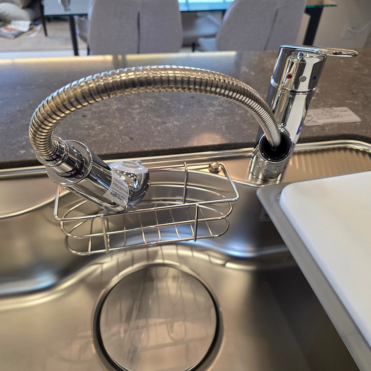 【PRO01_1】タカラスタンダード ペニンシュラ型 システムキッチン＋カップボードセット 左シンク 間口2740