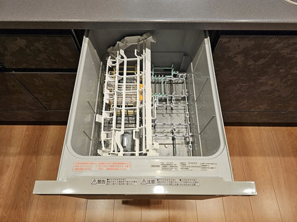 【12-2HIMI】タカラスタンダード ペニンシュラ型(欠込み有) システムキッチン＋カップボードセット 右シンク_欠込み有 間口2630