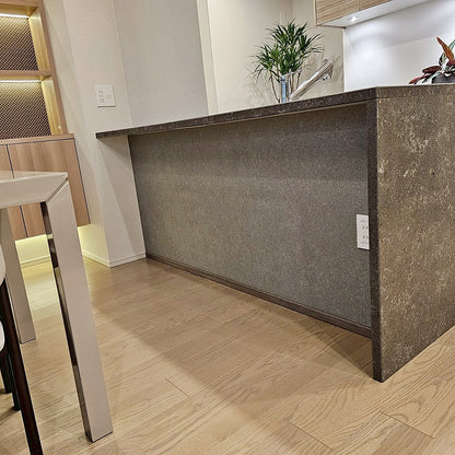 【SKG33】タカラスタンダード ペニンシュラ型(欠込み有) システムキッチン 左シンク 間口2430＋カップボード