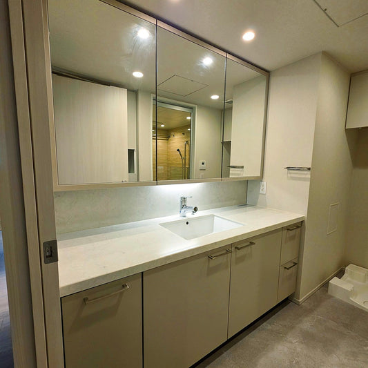 【GMU03】ミラーキャビネット付き 洗面化粧台 W1740