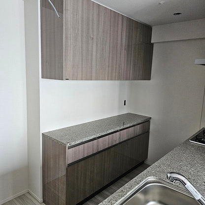 【PSF01_1】タカラスタンダード ペニンシュラ型(欠込み有) システムキッチン＋カップボード 右シンク