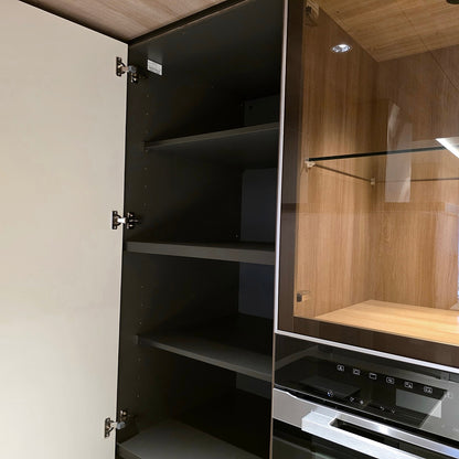 【STF03】タカラスタンダード ペニンシュラ型 高級 システムキッチン＋カップボードセット 左シンク キッチン間口2720 カップボード間口2780