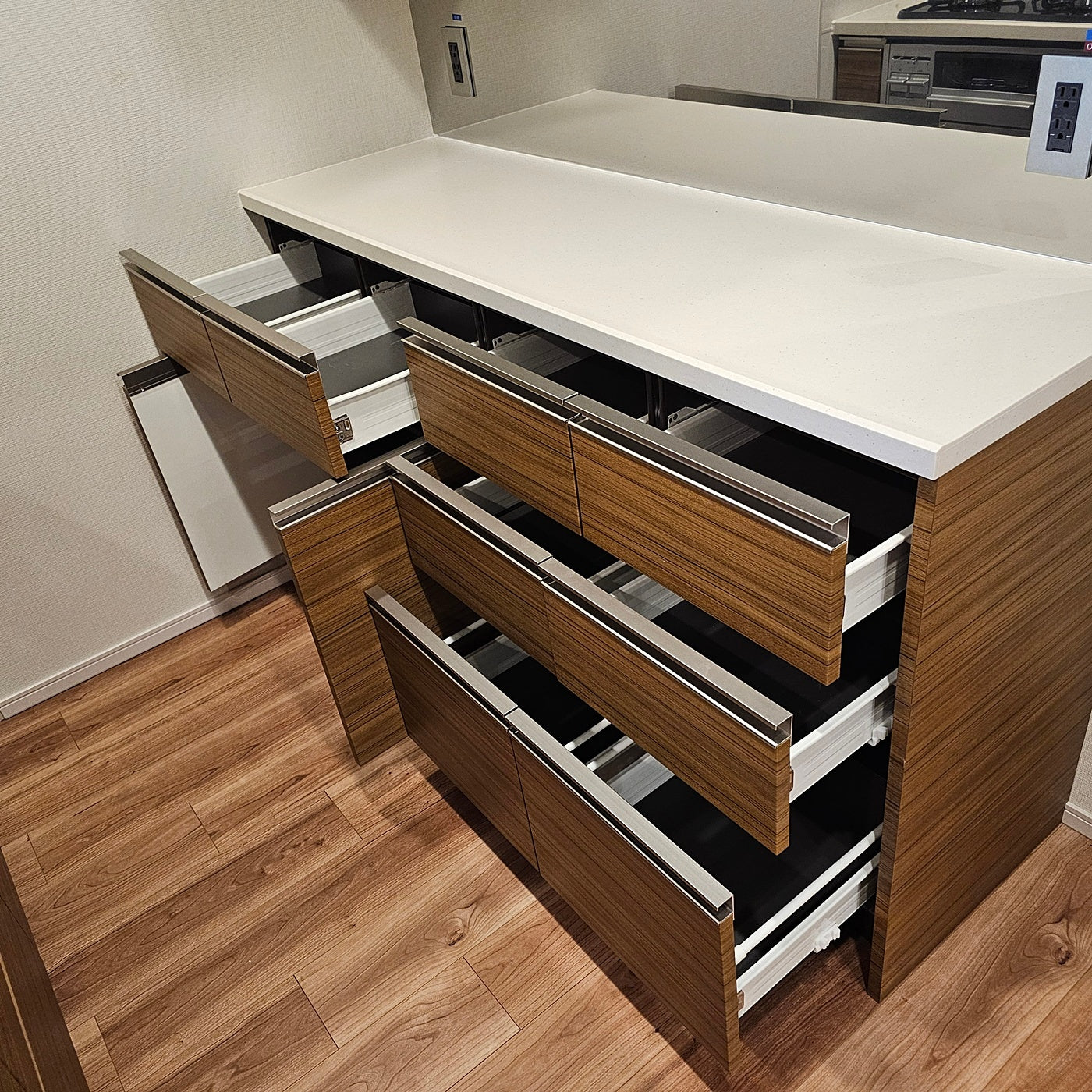 PFK16】タカラスタンダード製 カップボード 食器棚 キッチン収納