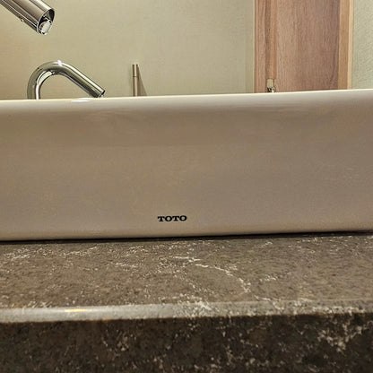 【NSK07】トイレ手洗い台 タカラスタンダード:手洗い台キャビネット/TOTO 陶器ボウル/変形ミラー