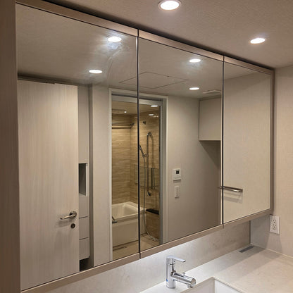 【GMU03】ミラーキャビネット付き 洗面化粧台 W1740