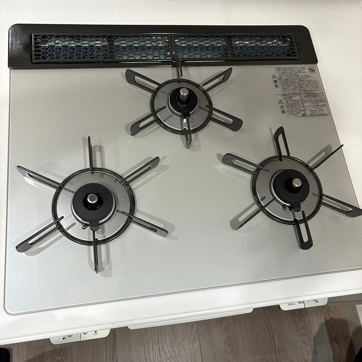 【PSK01】タカラ システムキッチン＋エスエークラフト カップボード/レンジフード/ガスコンロ/水栓/W2650/モデルルーム展示設置品
