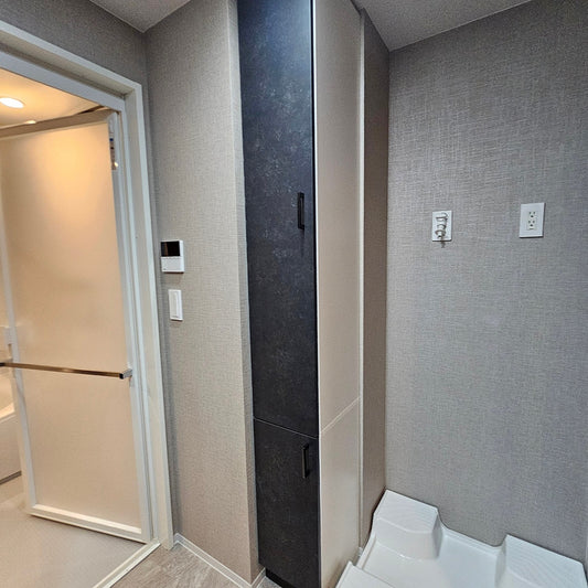 【POK04】リネン庫 ランドリー収納 収納棚 モデルルーム展示品