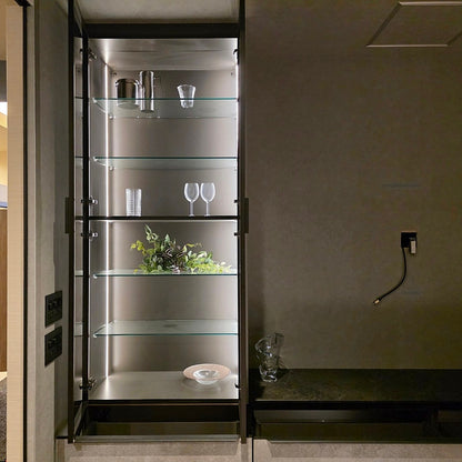 【GMU02】タカラスタンダード 高級 カップボード 食器棚 飾り棚 W2420