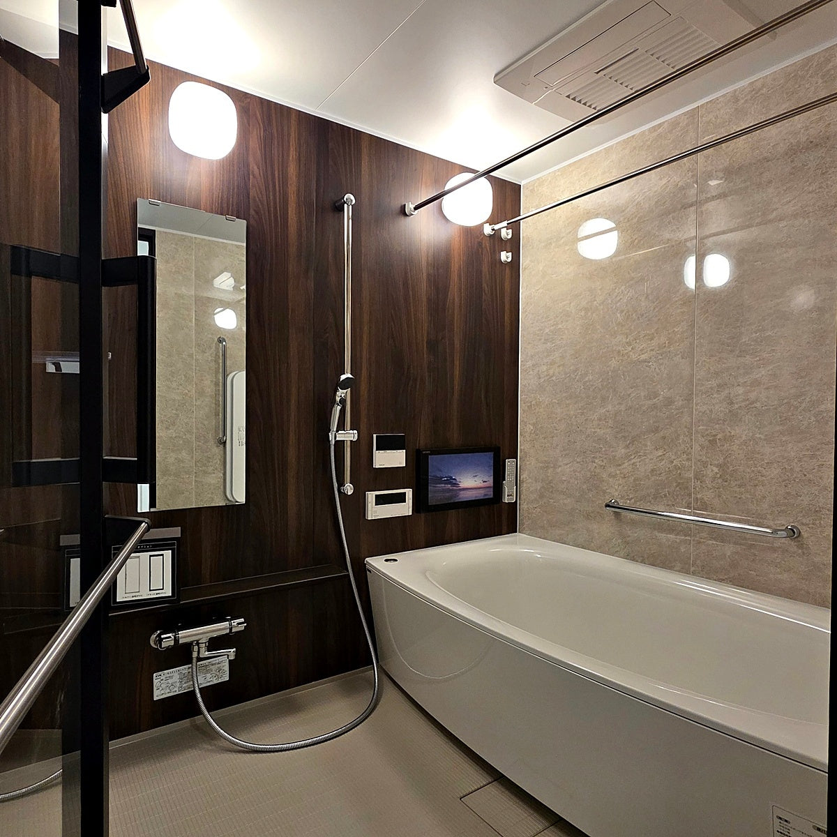 【PRO15】Panasonic 高級 ユニットバス 1620サイズ LR 浴室浴槽 天井高2000