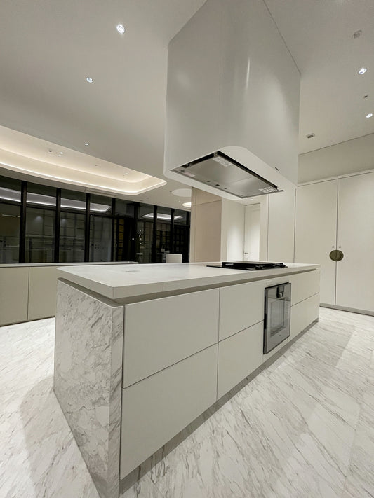 【TBC07】 SieMatic  高級 Ⅱ型(セパレート) システムキッチン シンク側間口2750 コンロ側間口W3413