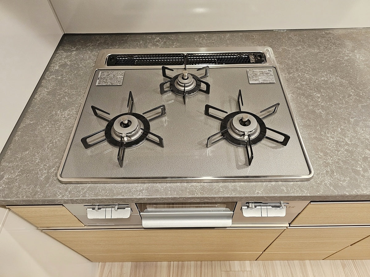 【12-5RRNA】タカラスタンダード ペニンシュラ型(欠込み有) システムキッチン＋カップボードセット 右シンク キッチン間口2585