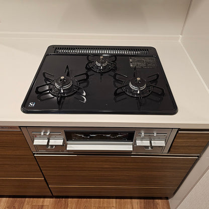 【PFK15】タカラスタンダード製 システムキッチン/食洗器/レンジフード/ガスコンロ/水栓/W2410/モデルルーム展示設置品