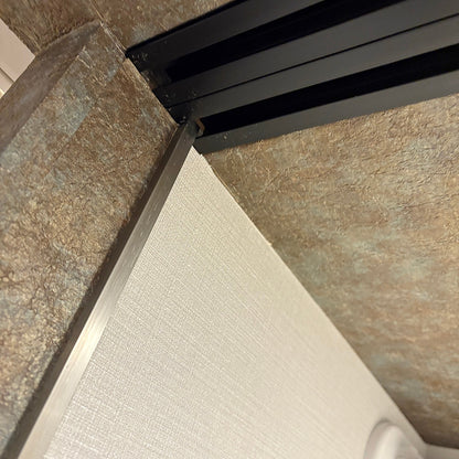 【KNK06】ガラス吊戸 3枚 可動間仕切り 引戸 上吊 枠なし